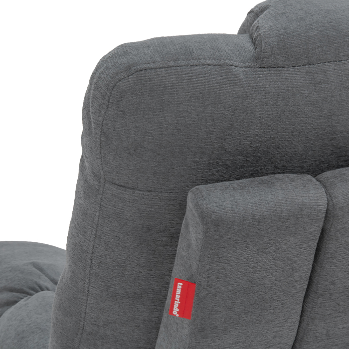 Sillon Reclinable Tela Gris Oxford Faret | Reclinables | salas